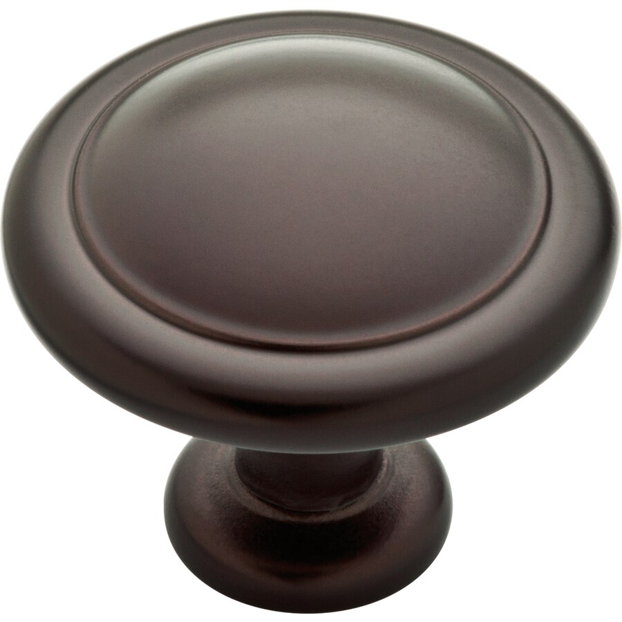 Franklin Brass Round Ringed 1.25-in Dark Bronze Round Cabinet Knob (25 ...