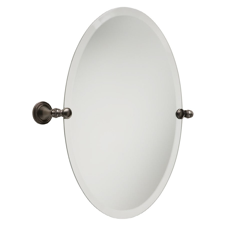 shop betsyfieldsdesign beaded 19-in w x 26-in h oval tilting