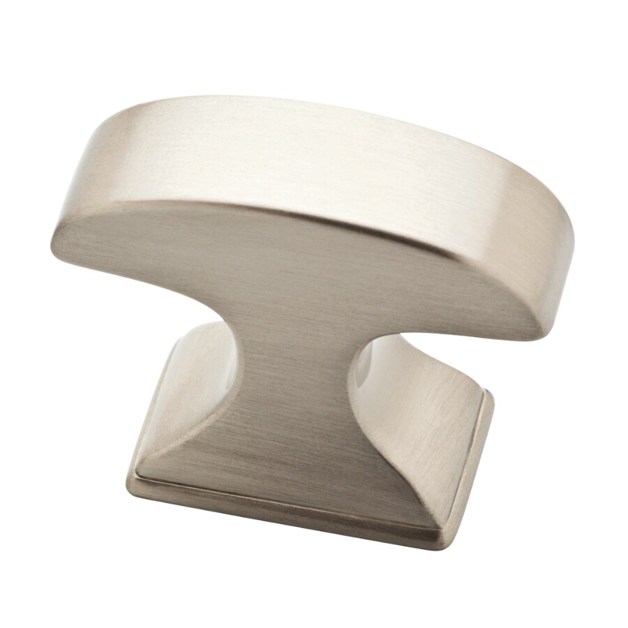 Brainerd Classic Edge 1.08-in Satin Nickel Rectangular Traditional Cabinet Knob