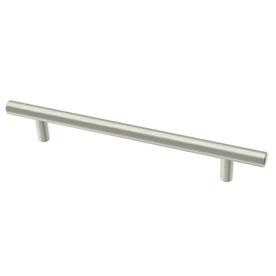 Stainless Steel Cabinet Pulls At Lowes Brainerd Bar 6 5 16 In Center To Stainless Steel Cylindrical