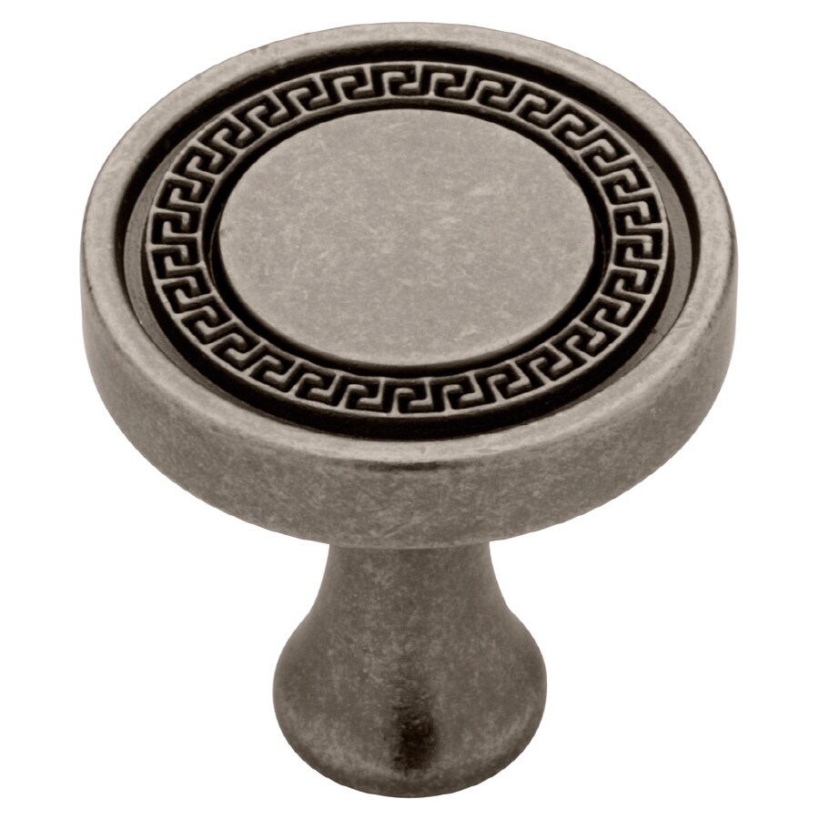 Liberty Hardware P15684C-175-C Classic Tapestry Aged Pewter Round Traditional Cabinet Knob