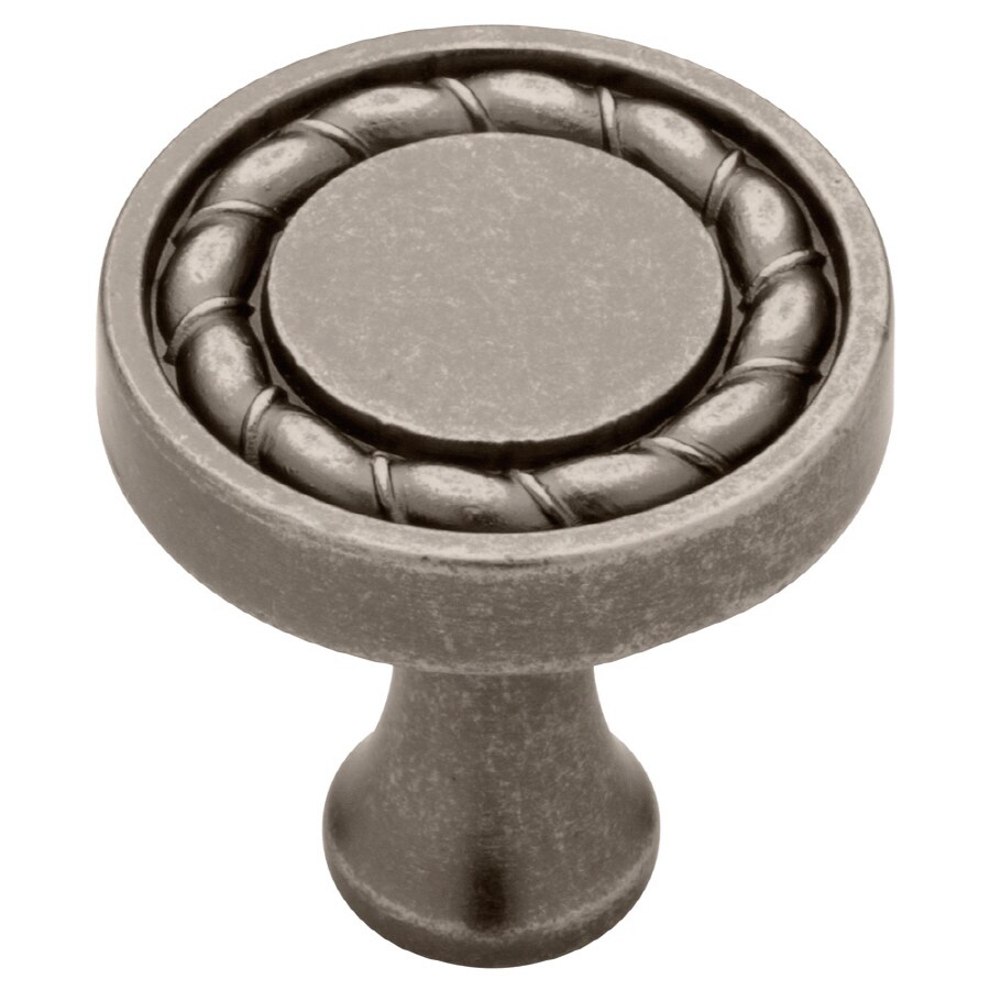 Liberty Hardware P16426C-175-C Classic Tapestry Aged Pewter Round Traditional Cabinet Knob