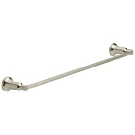 Delta Alux 18-in Satin Nickel Wall Mount Single Towel Bar
