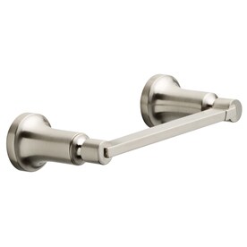 Delta Alux Satin Nickel Surface Mount Pivot Toilet Paper Holder