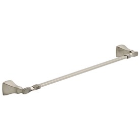 Delta Sawyer 18-in Satin Nickel Wall Mount Single Towel Bar