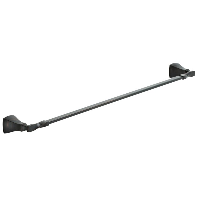 Delta Sawyer 24-in Satin Nickel Wall Mount Single Towel Bar Delta Sawyer 24-in Satin Nickel Wall Mount Single Towel Bar
