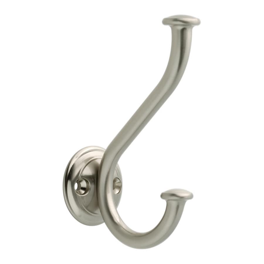 Brainerd Satin Nickel Garment Hook at Lowes.com