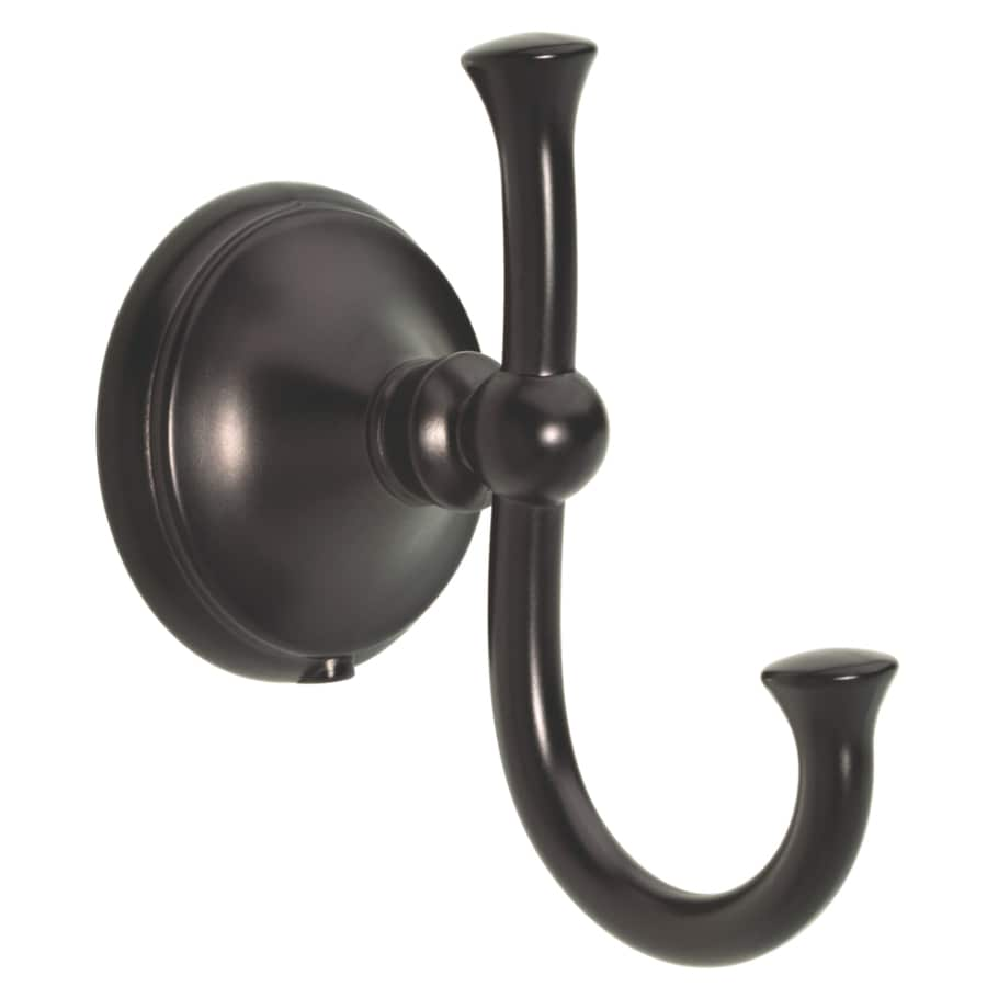 Lockhart 2-Hook Oil-Rubbed Bronze Robe Hook at Lowes.com