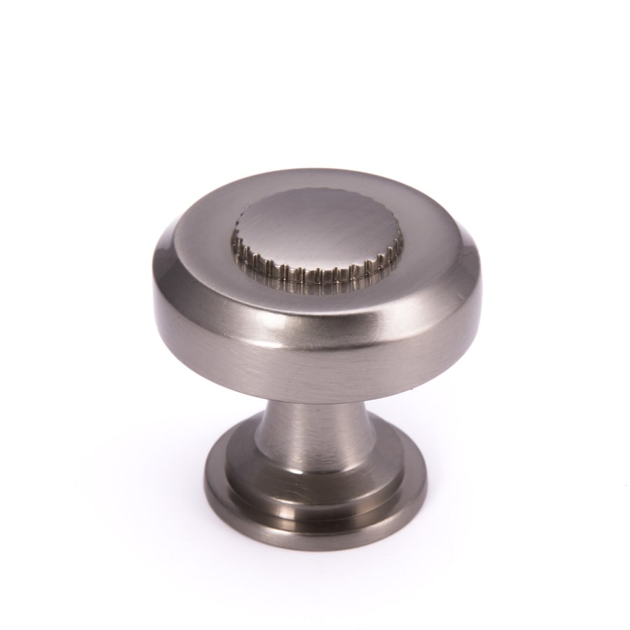 Shop Brainerd Satin Nickel Round Cabinet Knob At Lowescom