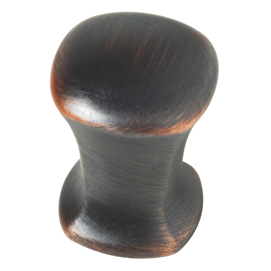 Shop Brainerd Bronze With Copper Highlights Round Cabinet Knob At