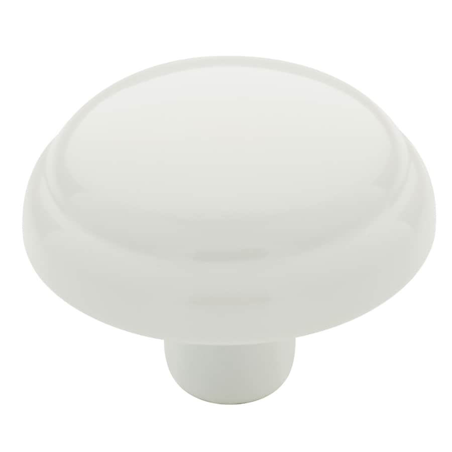 Brainerd Top Ring White Round Cabinet Knob at Lowes.com