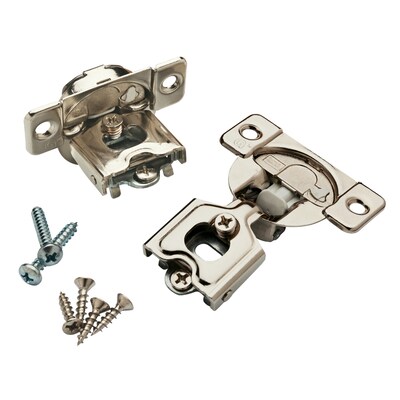 Brainerd 2 Pack 1 2 In Nickel Plated Soft Close Concealed Cabinet