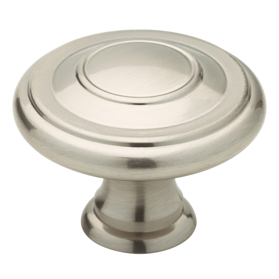 Shop Brainerd Jackson Collection Satin Nickel Round Cabinet Knob at Lowes.com