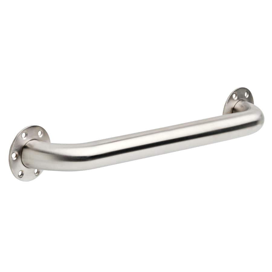 Delta 18 In Stainless Steel Wall Mount Grab Bar At Lowes Com