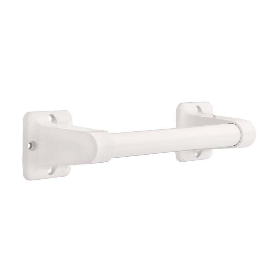 DELTA 9-in White Wall Mount (ADA Compliant) Grab Bar in ...