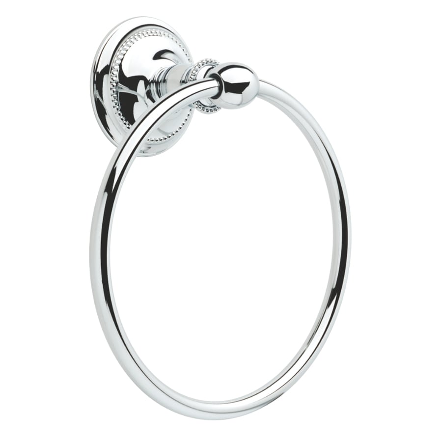 DELTA Elegance Polished Chrome WallMount Towel Ring in the Towel Rings