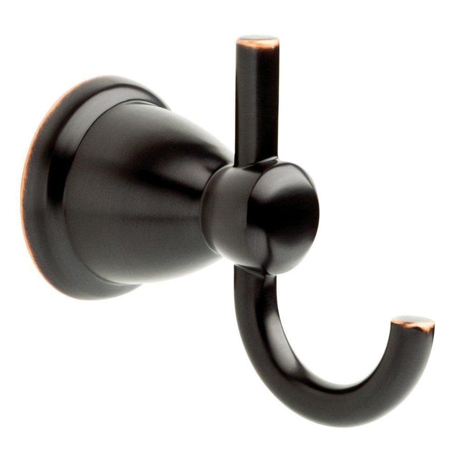 Franklin Brass Kinla 2-Hook Oil Rubbed Bronze Towel Hook at Lowes.com