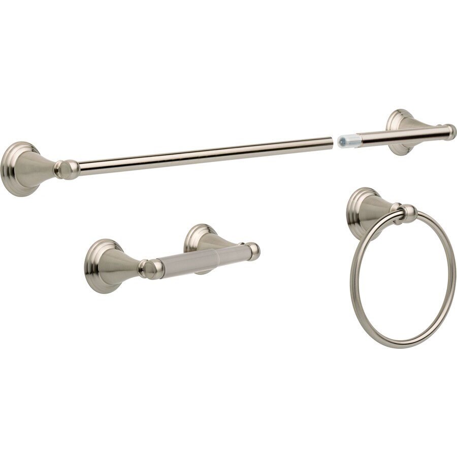 Delta 3-Piece Windemere Spotshield Brushed Nickel Decorative Bathroom ...