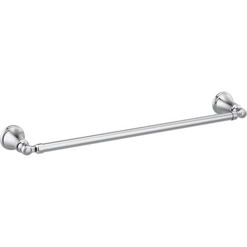 Delta Woodhurst 18-in Polished Chrome Wall Mount Single Towel Bar in