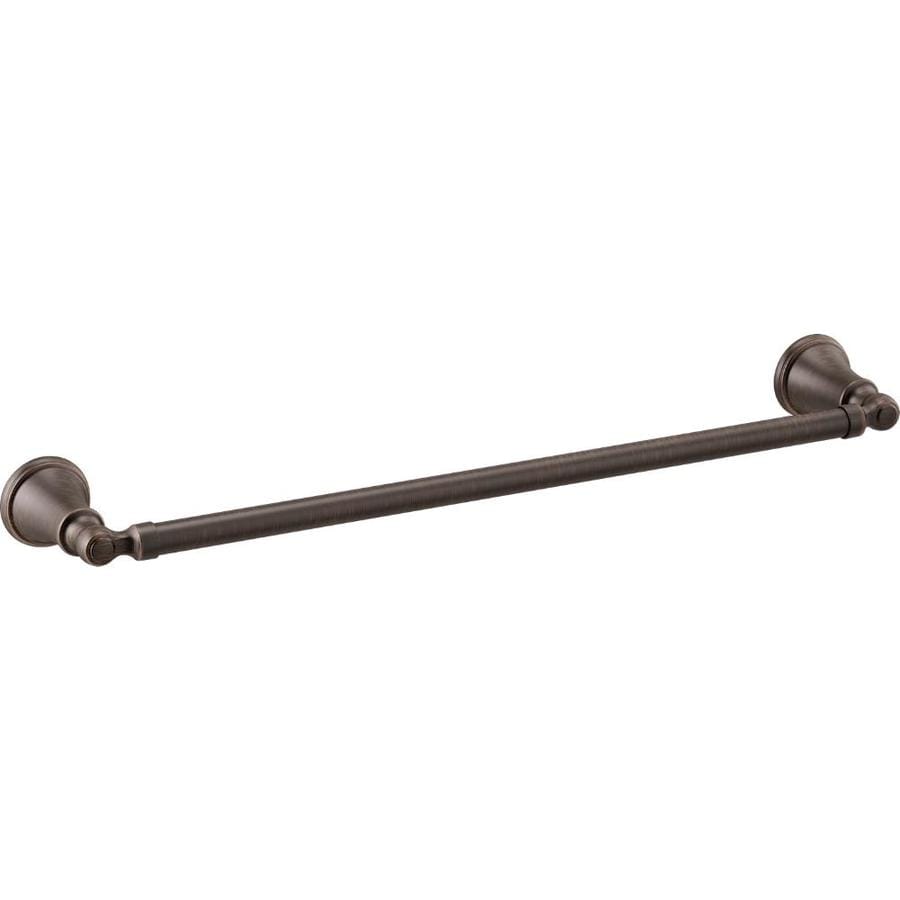 Delta Woodhurst 18-in Venetian Bronze Wall Mount Single Towel Bar at ...