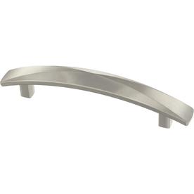 Gatehouse 3 Polished Brass And Porcelain White Ivory Arched Cabinet Pull White