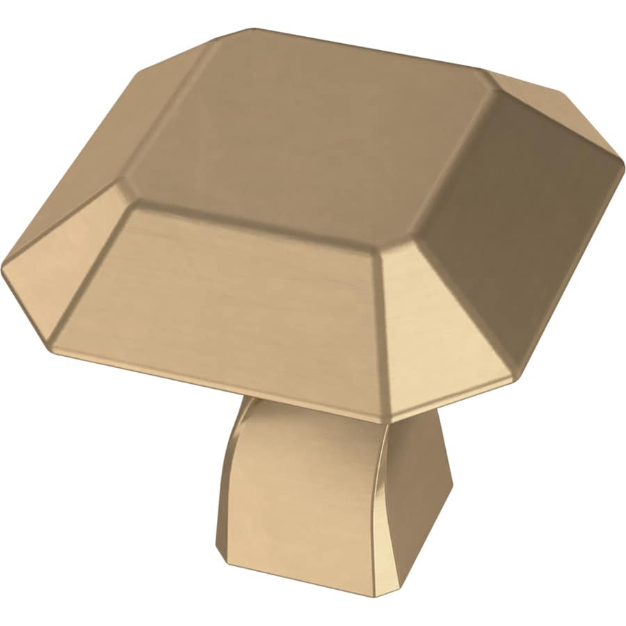 Franklin Brass Napier 1 12 In Champagne Bronze Square Cabinet Knob