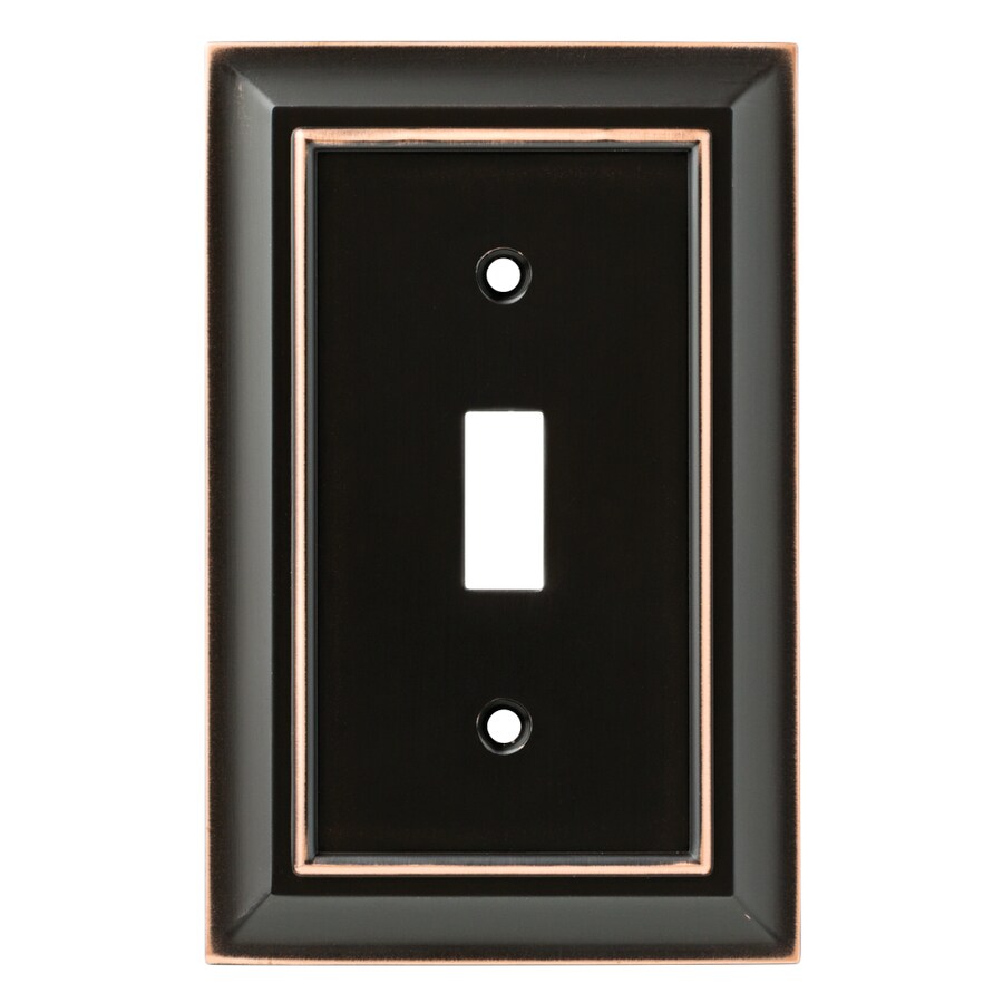 Brainerd Architectural 1Gang OilRubbed Bronze Single Wall Plate at