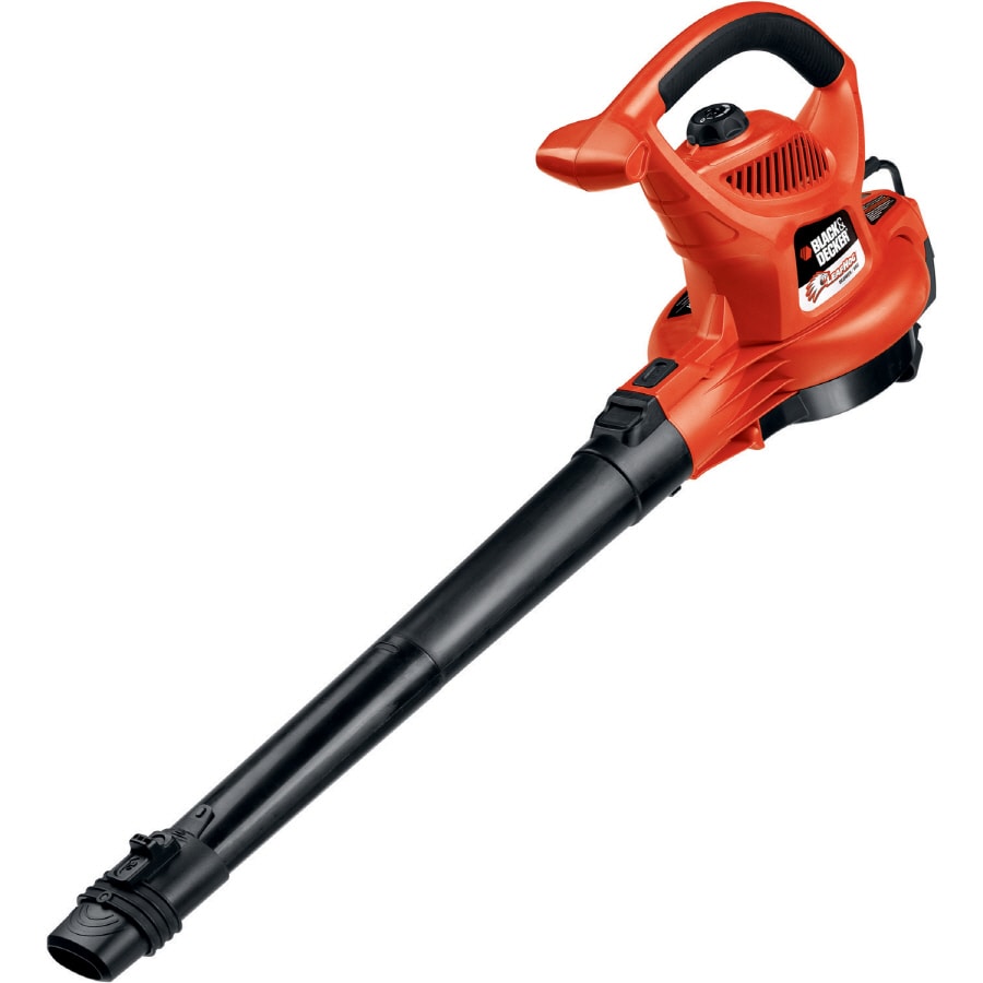 Image of Black & Decker leaf blower with attachments