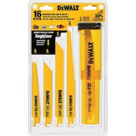 DEWALT 16-Pack Bi-Metal Wood/Metal Cutting Saw Blade Set Deals