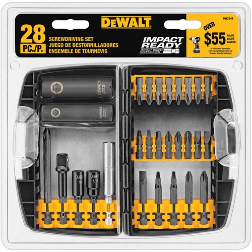 DEWALT Impact Ready 28Piece Impact Driver Bit Set in the Impact Driver