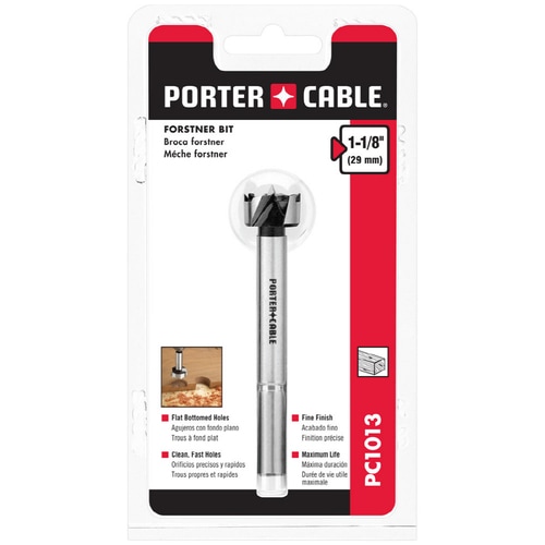 PORTER-CABLE 1-1 8-in Woodboring Forstner Drill Bit at 