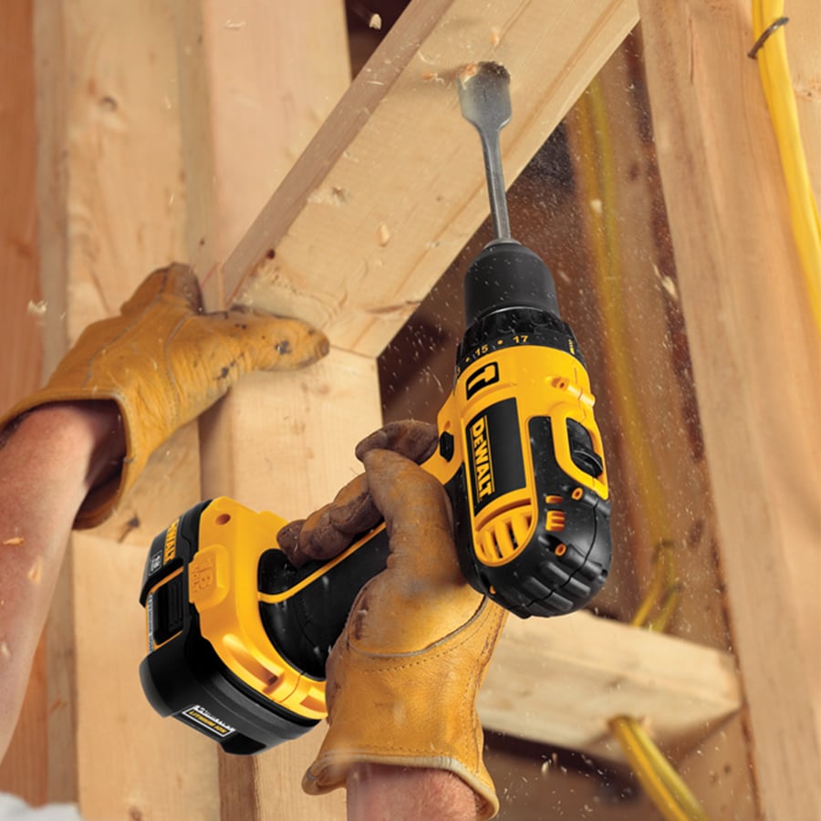 DEWALT 1/2-in 18-Volt Lithium Ion (Li-ion) Variable Speed Cordless ...