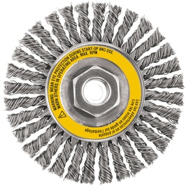 UPC 885911225267 product image for DEWALT 4-in x 5/8-in 11-HP .020 Stainless Stringer Wire Wheel | upcitemdb.com