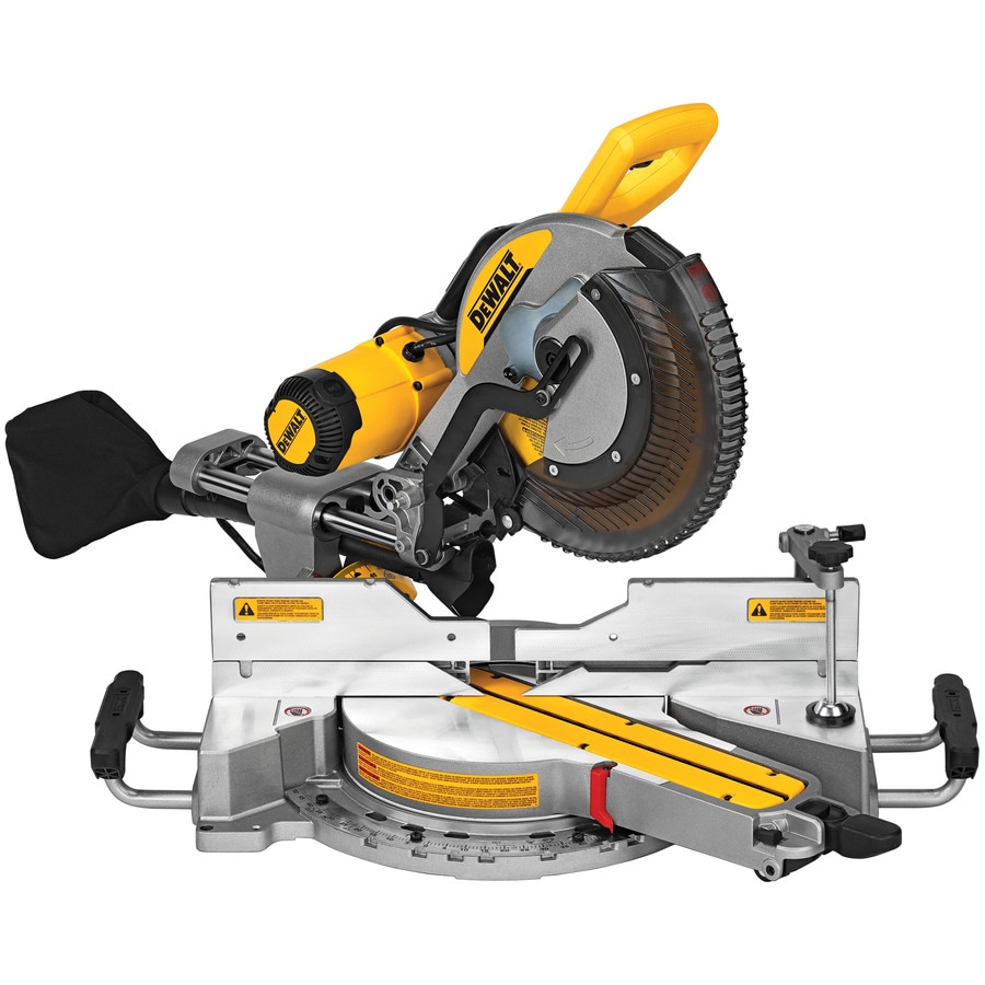 Dewalt 12 In 15 Amp Dual Bevel Sliding Compound Miter Saw At Lowes Com