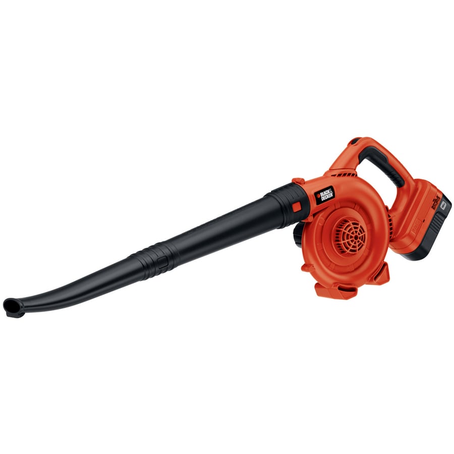 BLACK & DECKER 120-MPH Cordless Electric Leaf Blower (Battery Included ...