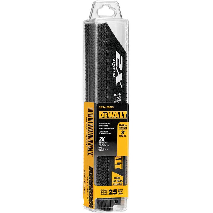 Dewalt 9 In 14 Tpi Metal Cutting Reciprocating Saw Blade In The Reciprocating Saw Blades Department At Lowes Com