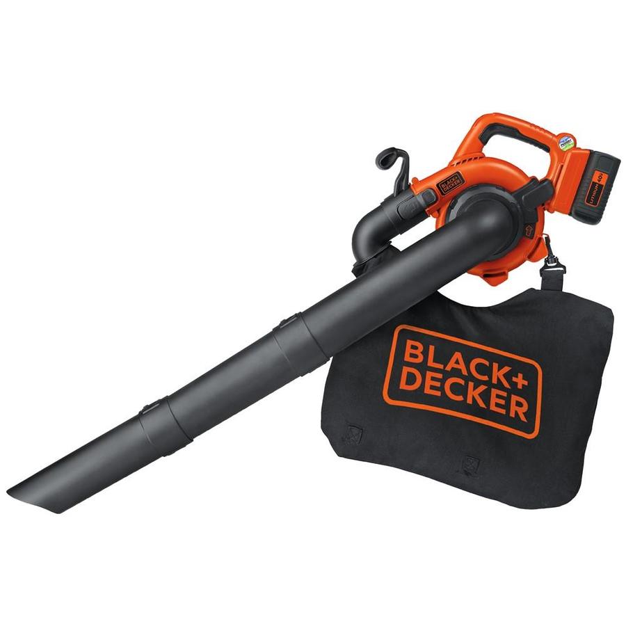 BLACK & DECKER 320-CFM 200-MPH Corded Electric Handheld Leaf