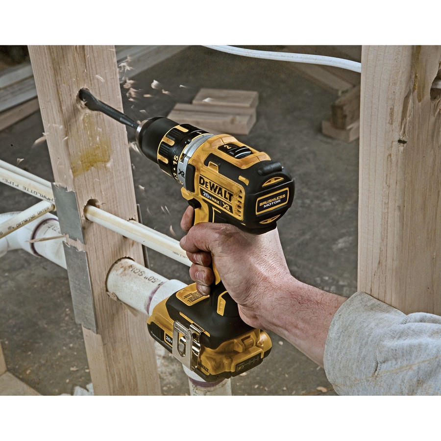 DEWALT 2 Tool 20 Volt Max Lithium Ion Li ion Brushless Motor Cordless Combo Kit with Soft Case at Lowes