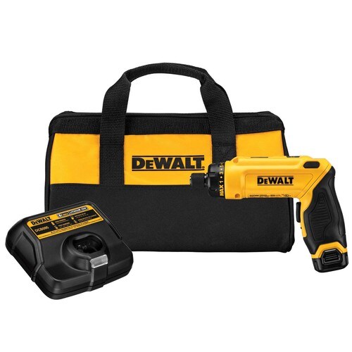 DEWALT 8Volt 1/4in Cordless Screwdriver (1Battery Included and