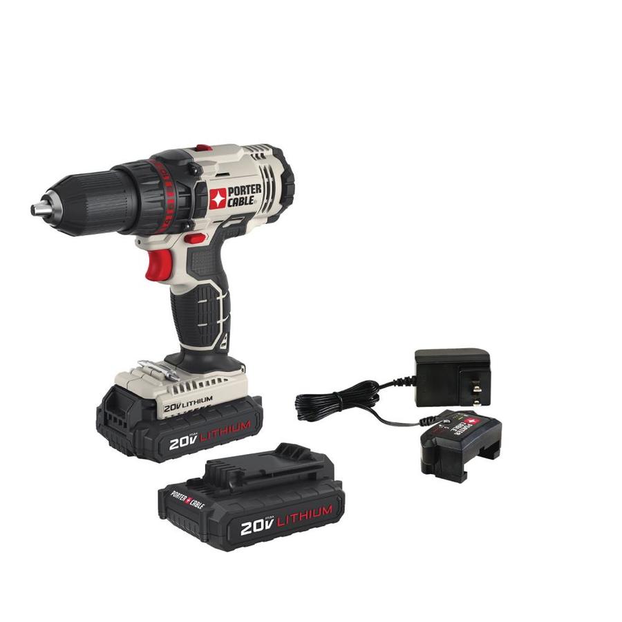 PORTER CABLE 20 volt Max 1 2 in Cordless Drill 1 Battery Included