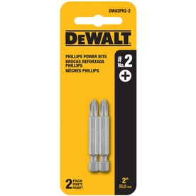 DEWALT 2-Piece 2-in Steel Hex Shank Screwdriver Bit