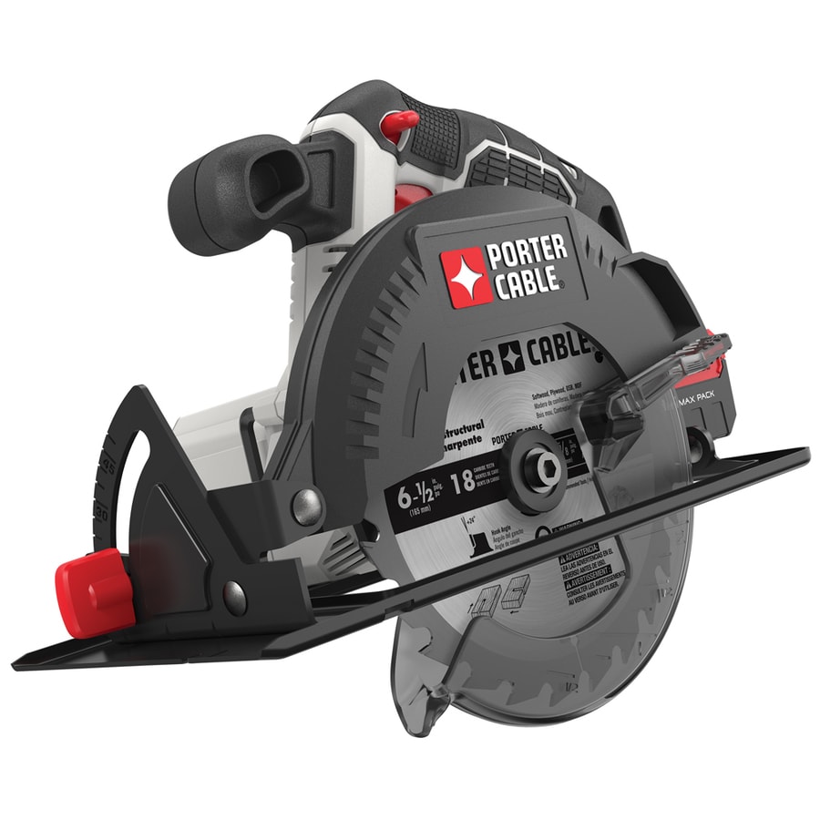 PORTER-CABLE 20-Volt 6-1/2-in Cordless Circular Saw with Beveling Shoe (Bare Tool Only)