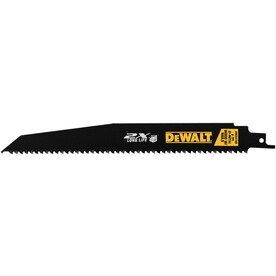DEWALT 2X 9-in 6-TPI Wood/Nail Embedded Cutting Reciprocating Saw Blade