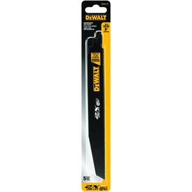 DEWALT 2X 5-Pack 9-in Demolition Reciprocating Saw Blade Set
