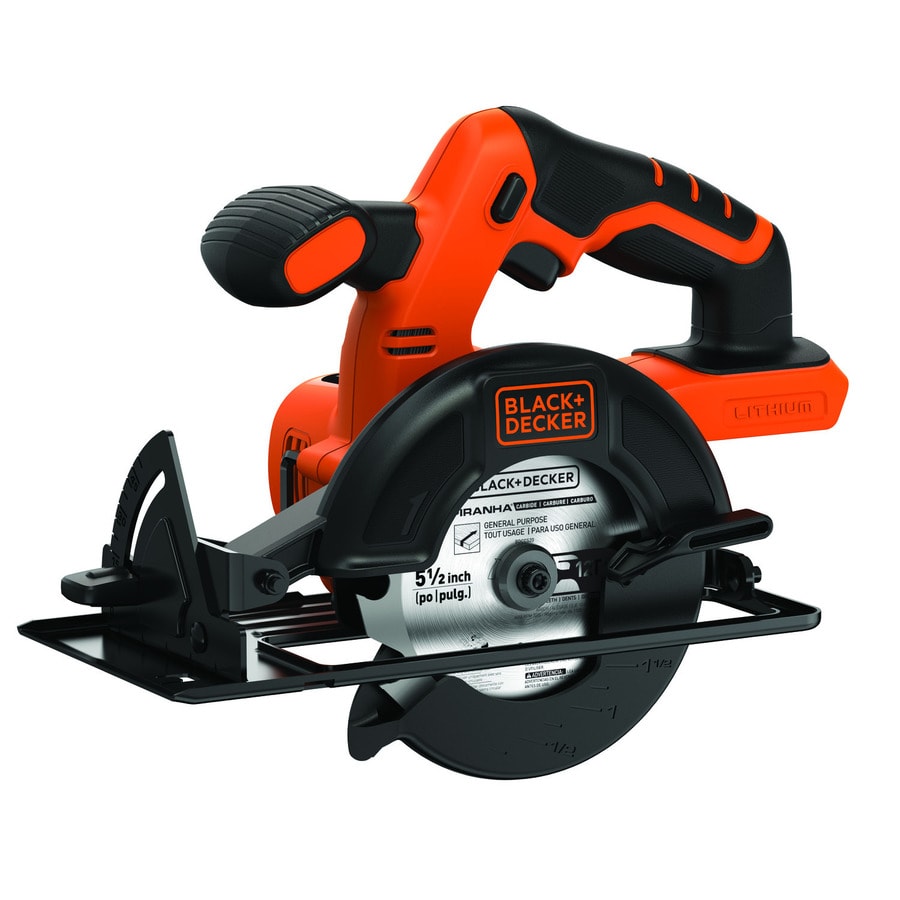 BLACK+DECKER 20-Volt 5-1/2-in Cordless Circular Saw with Beveling Shoe (Bare Tool Only)