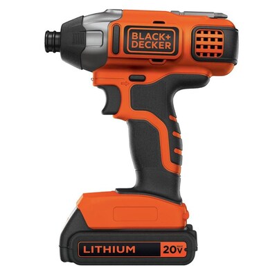 BLACK+DECKER 20-Volt Max Variable Speed Cordless Impact Driver (Charger and 1-Battery Included)