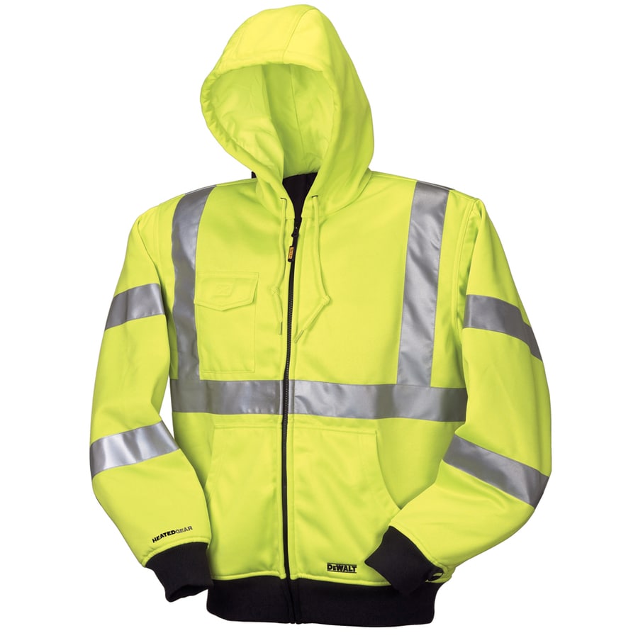 DEWALT Large High-Vis Lithium Ion (Li-Ion) Heated Jacket at Lowes.com