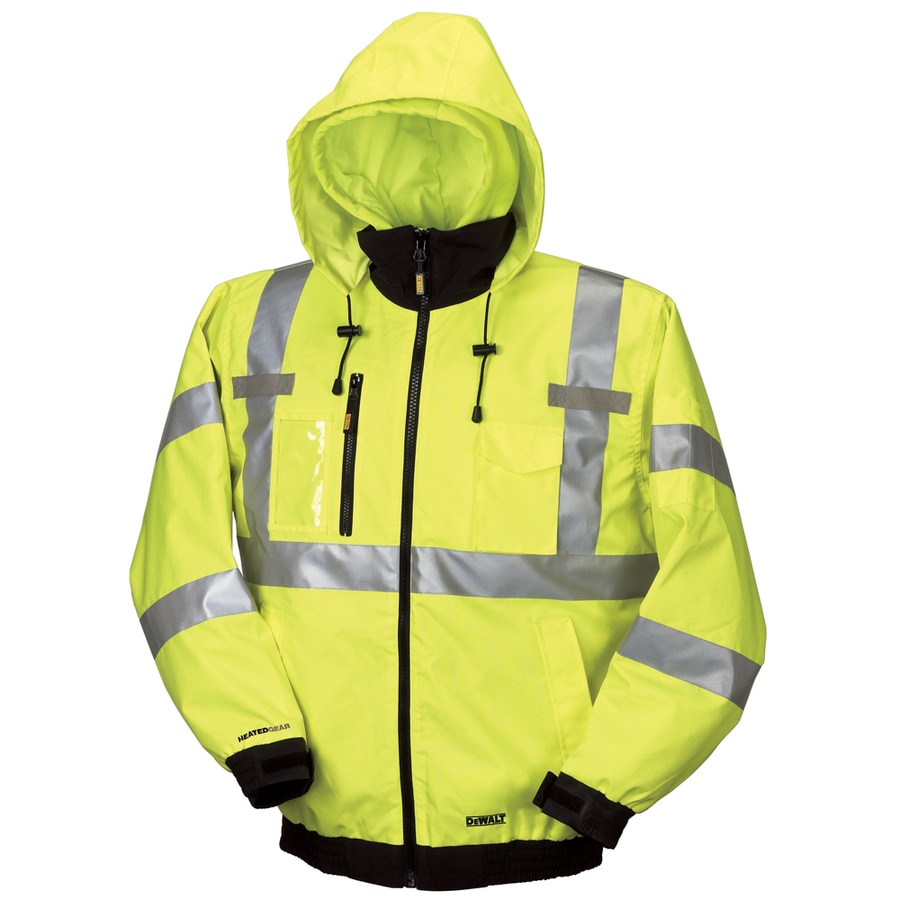 DEWALT Small High-Vis Lithium Ion (Li-Ion) Heated Jacket at Lowes.com