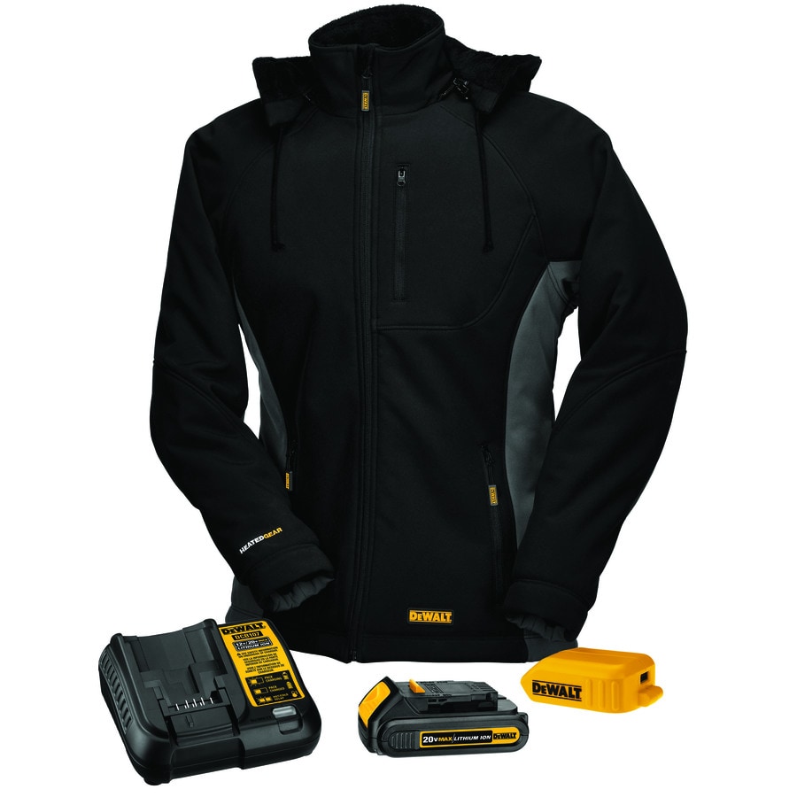 Shop DEWALT Medium Black Lithium Ion (Liion) Heated Jacket at