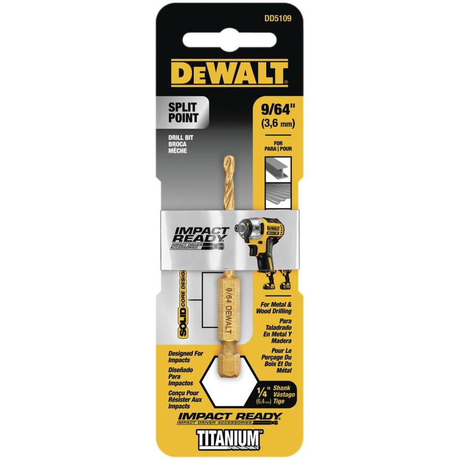 DEWALT ACCESSORIES DW1109 9//64 Black Oxide Bit